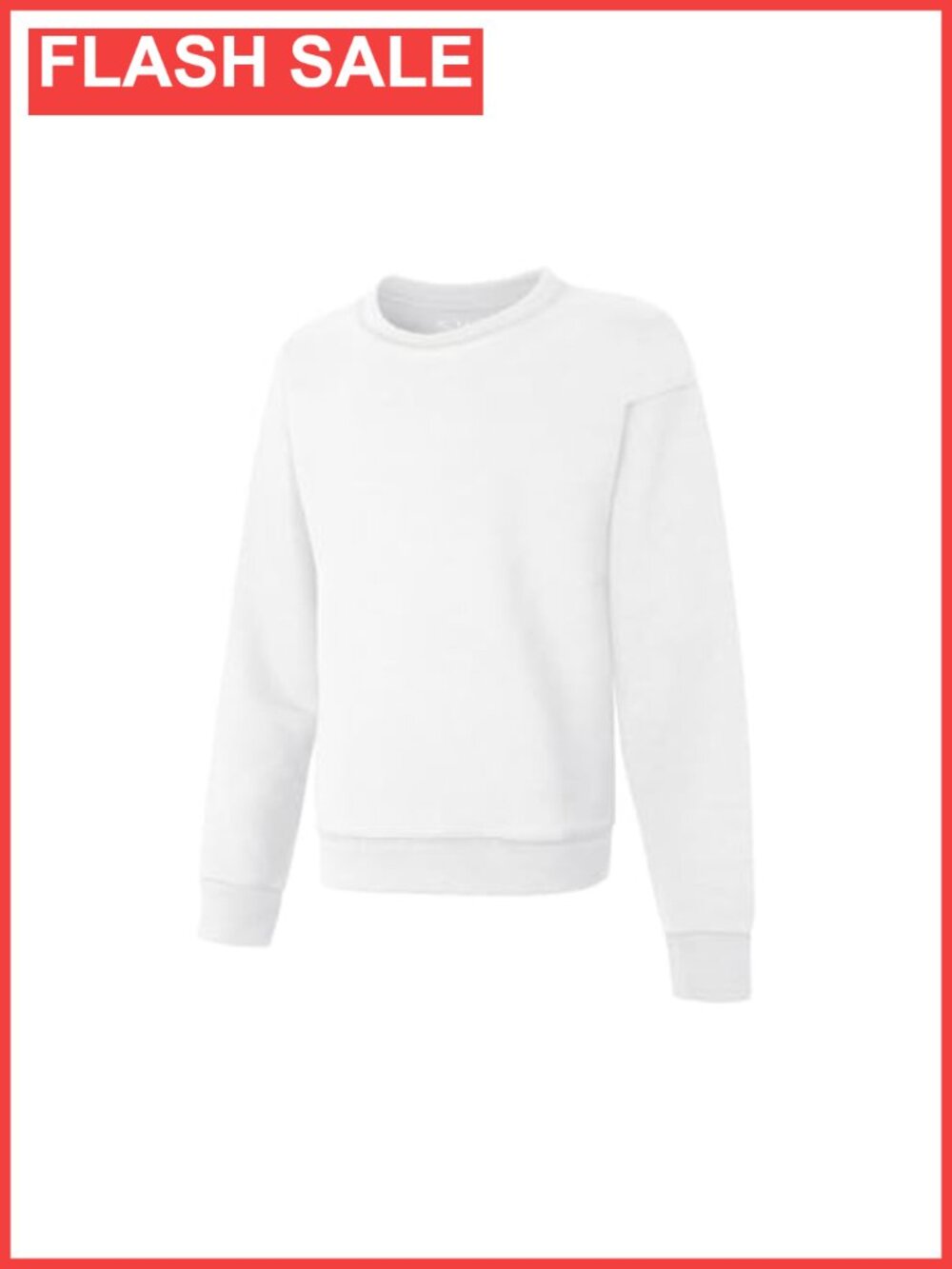 Girls EcoSmart Crewneck Sweatshirt Midweight Fleece Pullover
